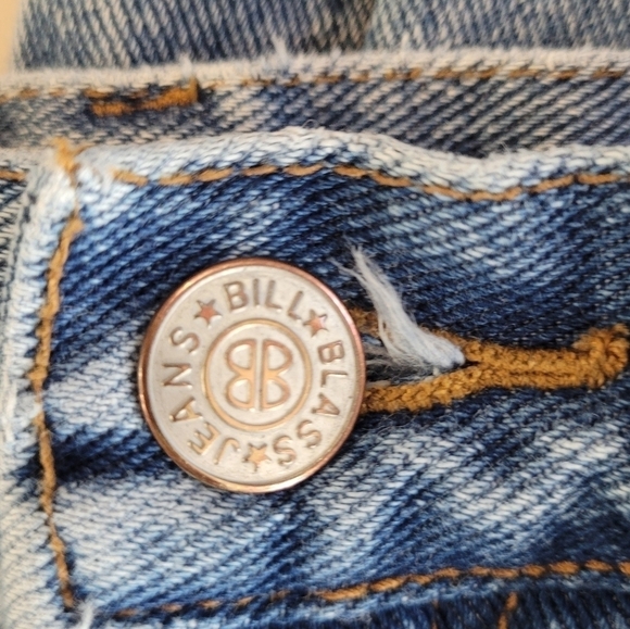 Bill Blass Vintage 90's Super High-Rise Tapered Leg Easy Fit Mom Jeans - Size 8 - Picture 5 of 9